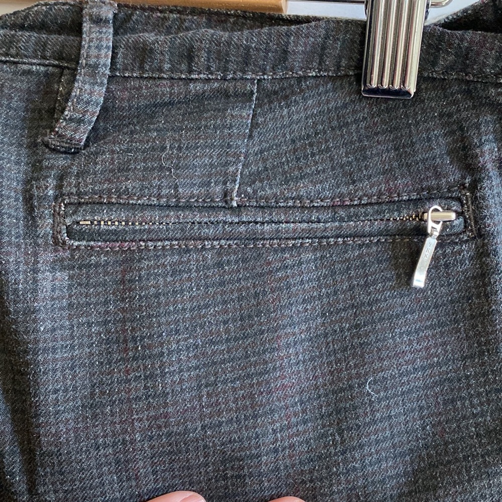 Silence and Noise plaid pants with zippered back and front pockets. - Picture 7 of 9